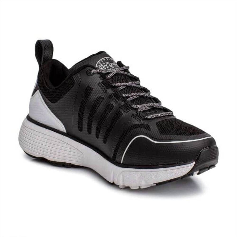 NEW DR. COMFORT SHOES women's grace x double depth athletic shoe in black